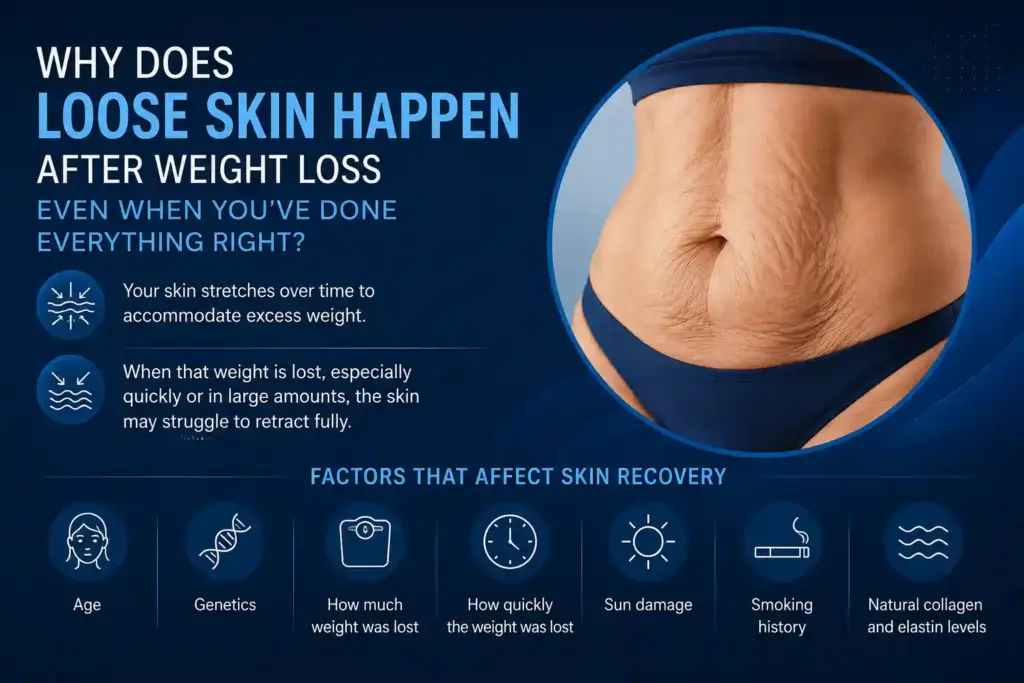 Why Does Loose Skin Happen After Weight Loss Even When You’ve Done Everything Right Stourbridge?