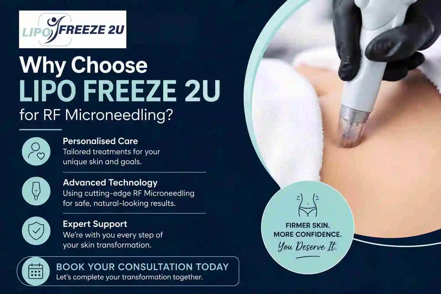 Why Choose LIPO FREEZE 2U for RF Microneedling Stourbridge?